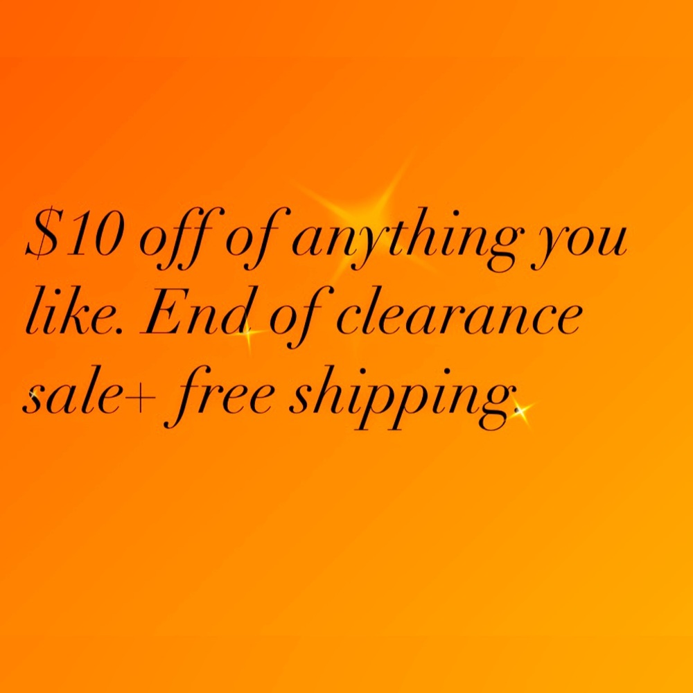 Clearance sale